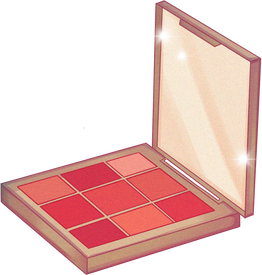 Manhwa Style Green Make-up Palette